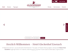 Tablet Screenshot of glockenhof.de